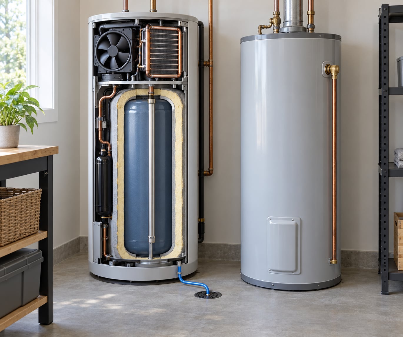 heat pump water heater pros and cons