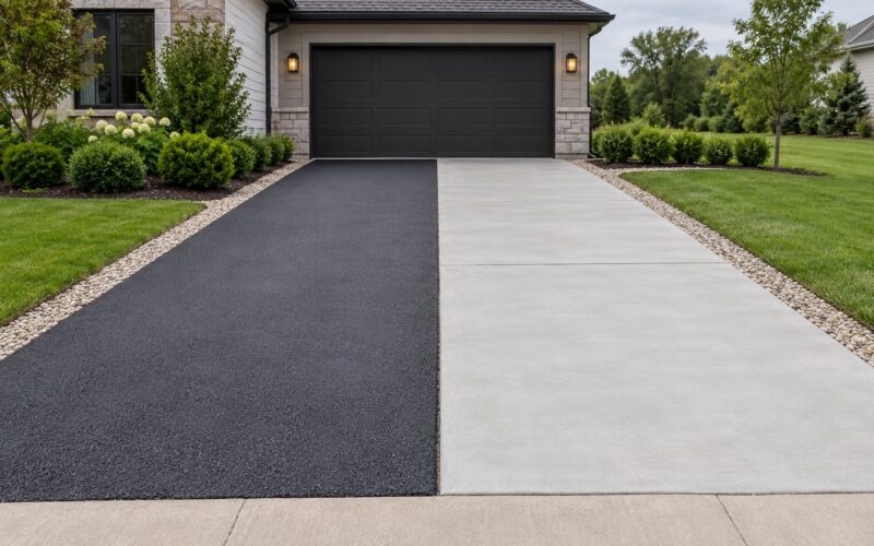 Asphalt vs Concrete Driveway Compared: Which Wins (2026)