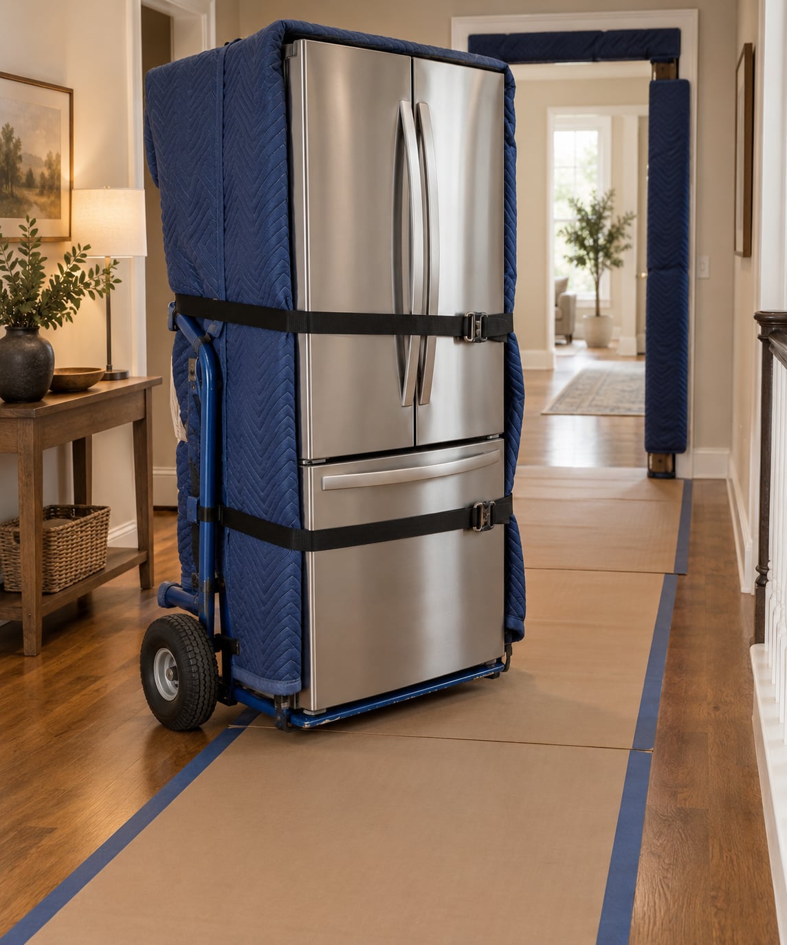 how to move a heavy appliance without damage