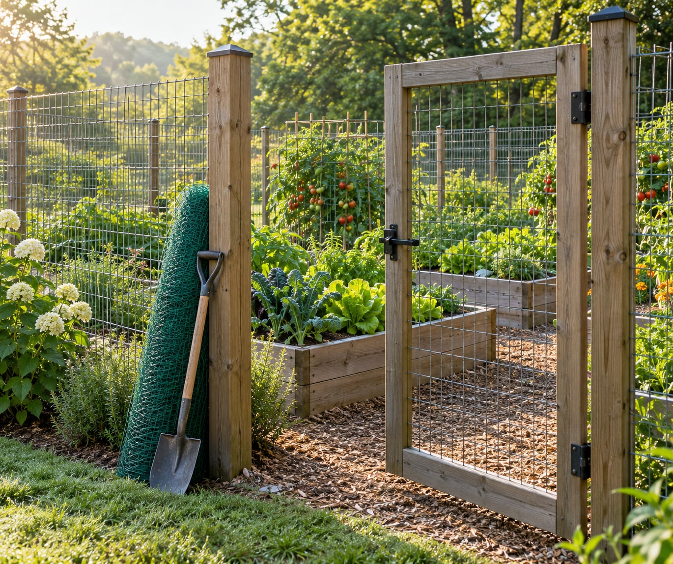 how to keep deer out of a garden
