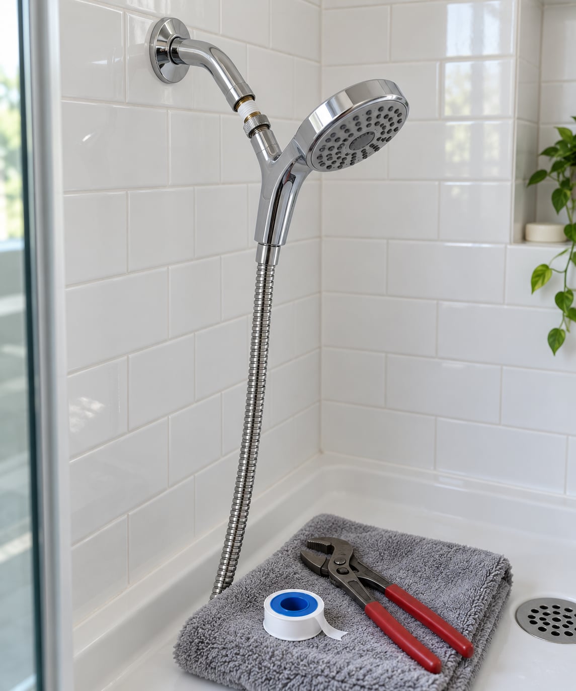 how to replace a shower head