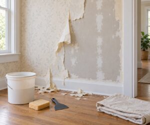 how to remove wallpaper without damaging drywall