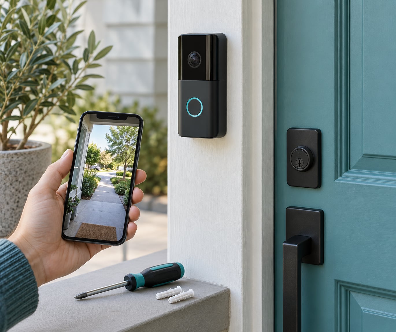 how to install a doorbell camera