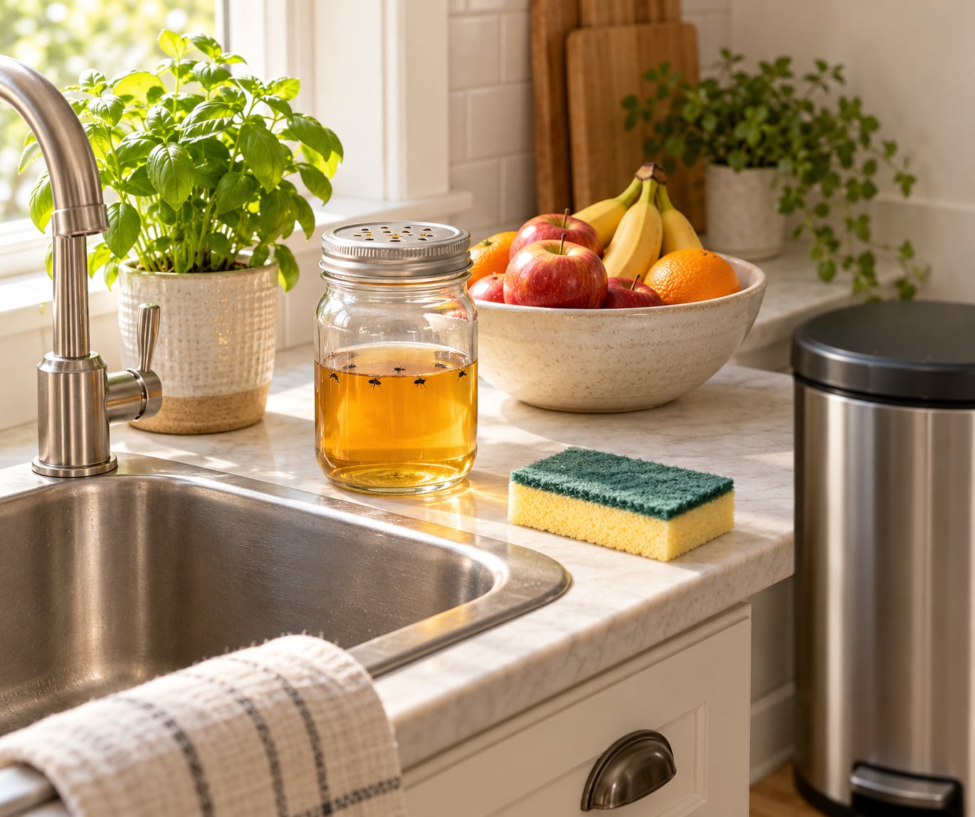 how to get rid of fruit flies fast
