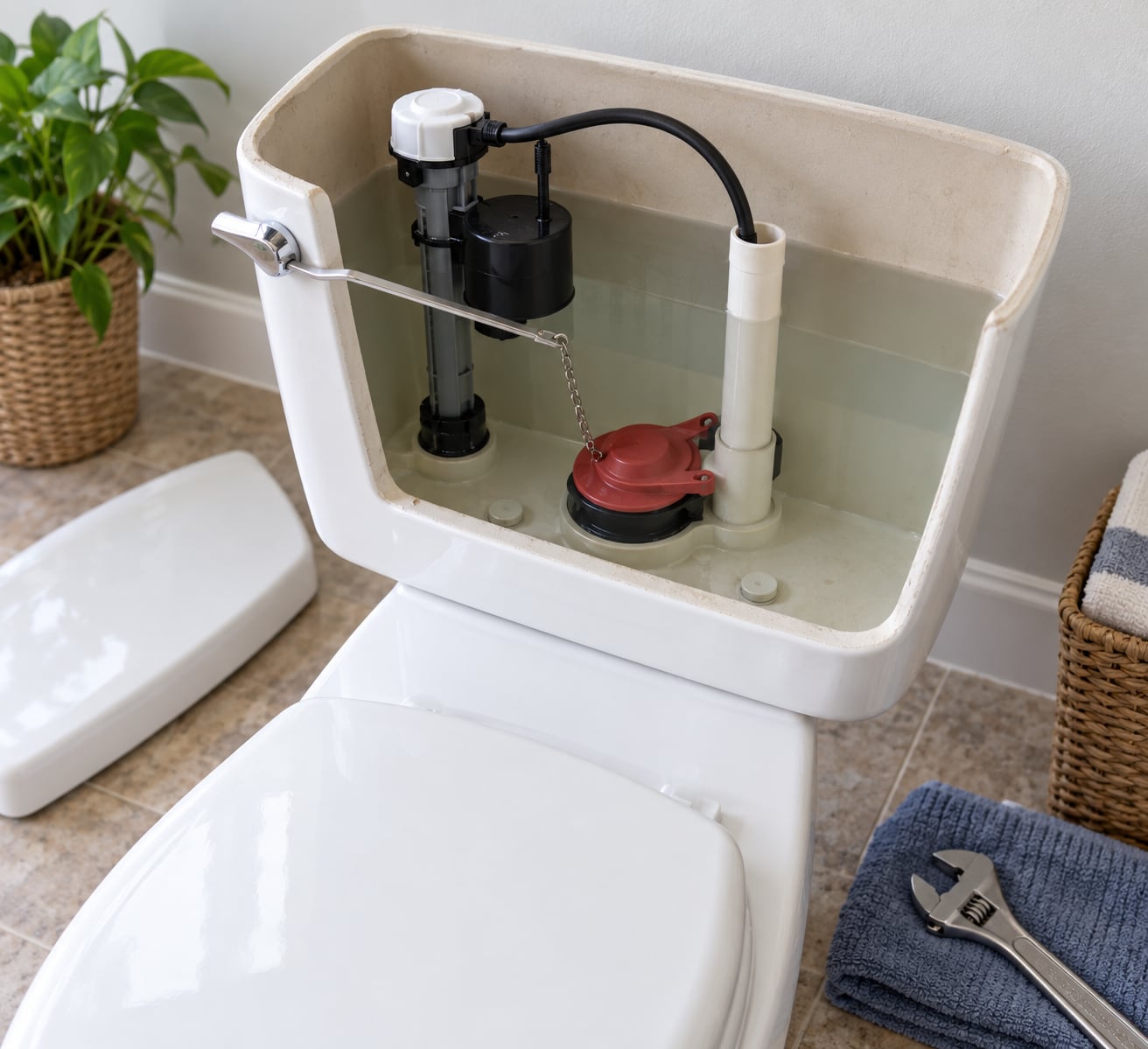 why is my toilet tank not filling up