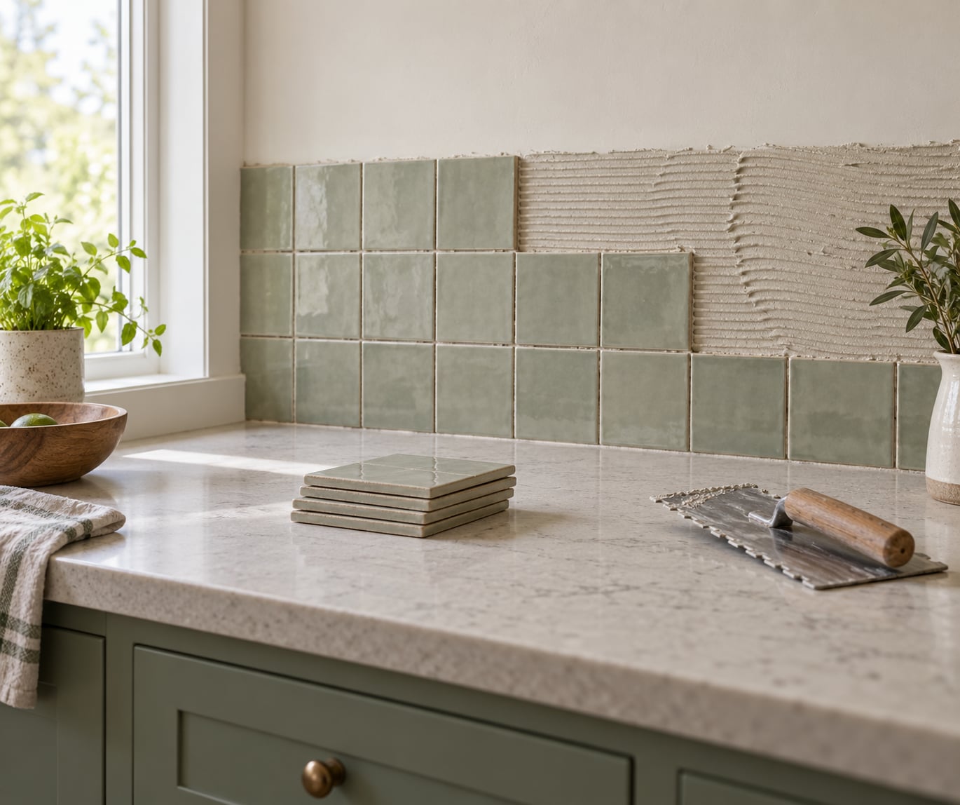 how to install a tile backsplash yourself