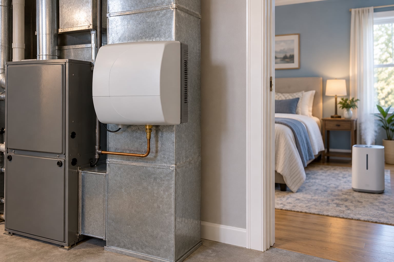 whole house humidifier vs portable