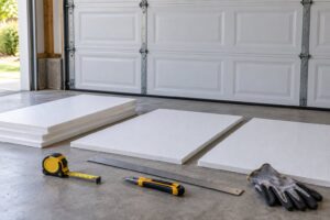 how to insulate a garage door