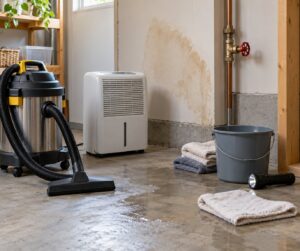 water damage cleanup steps for homeowners