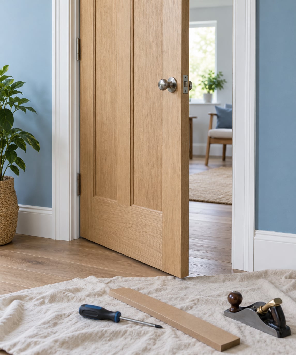 how to fix a door that sticks