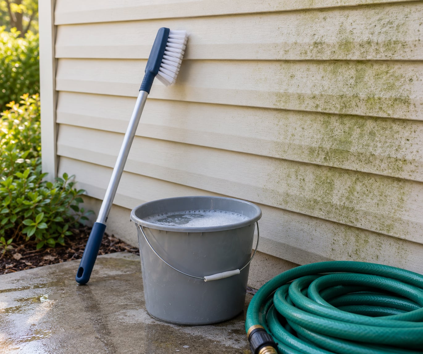 how to clean vinyl siding without damage