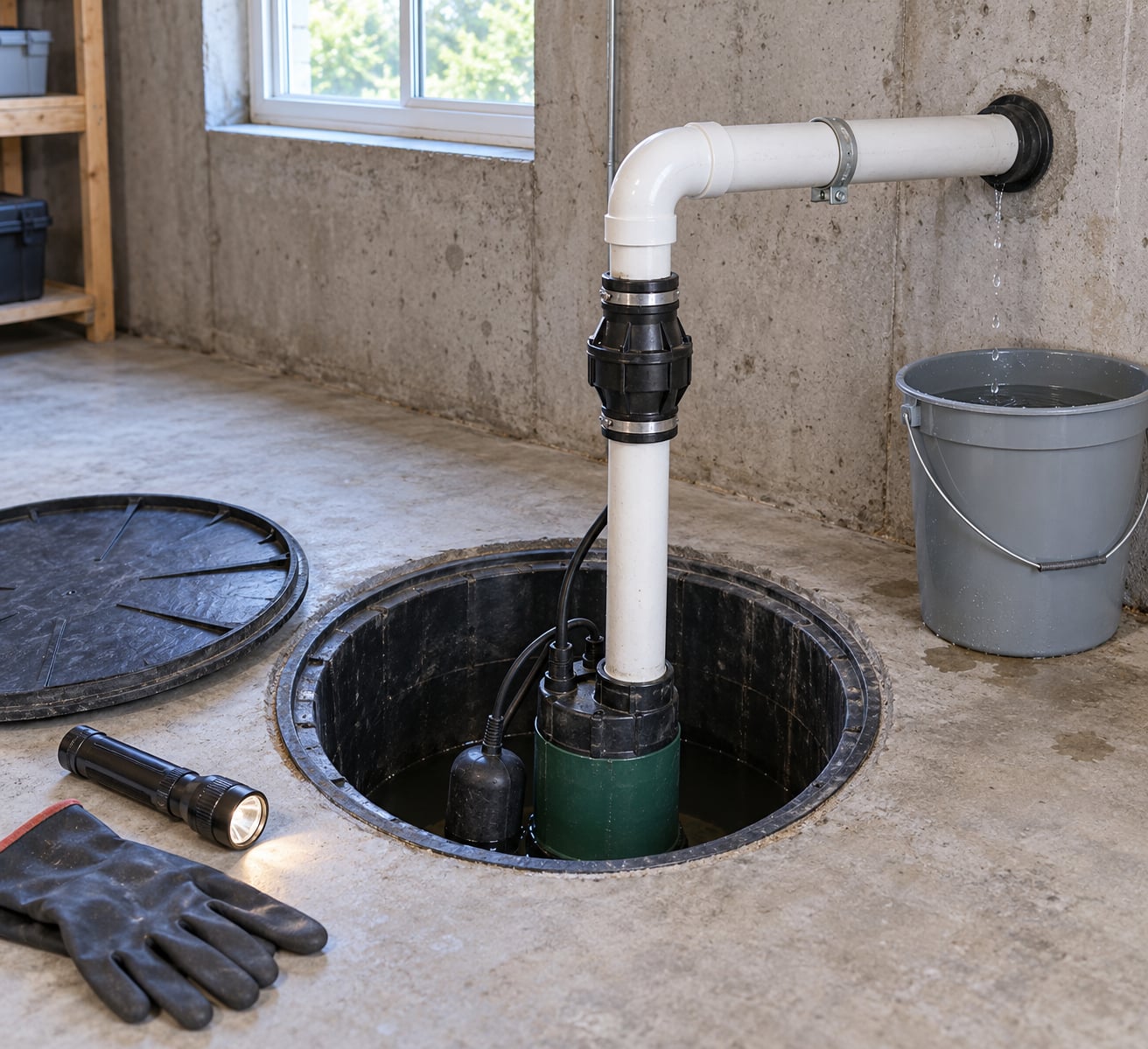 sump pump not working troubleshooting