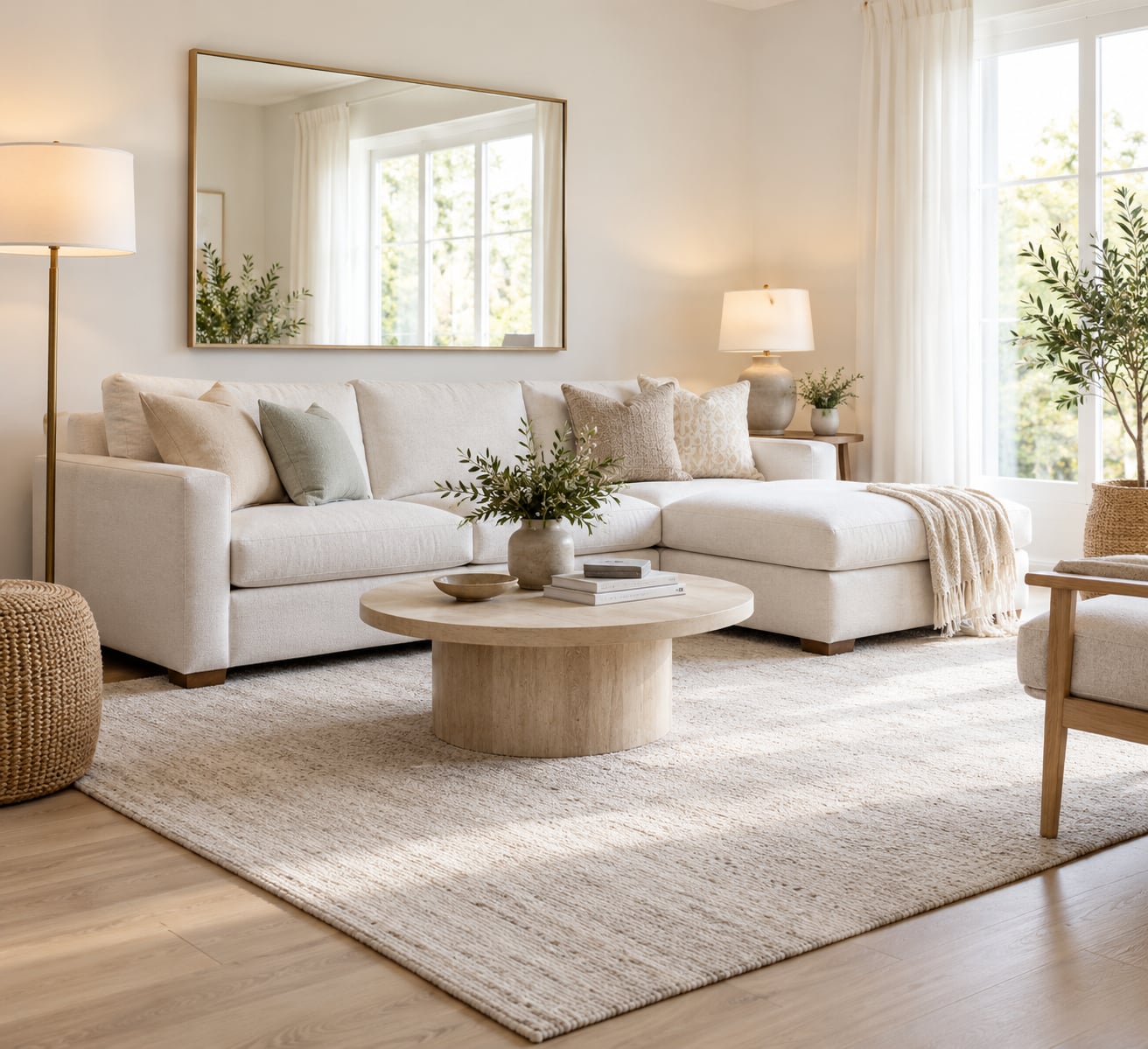 how to brighten a dark room without renovating