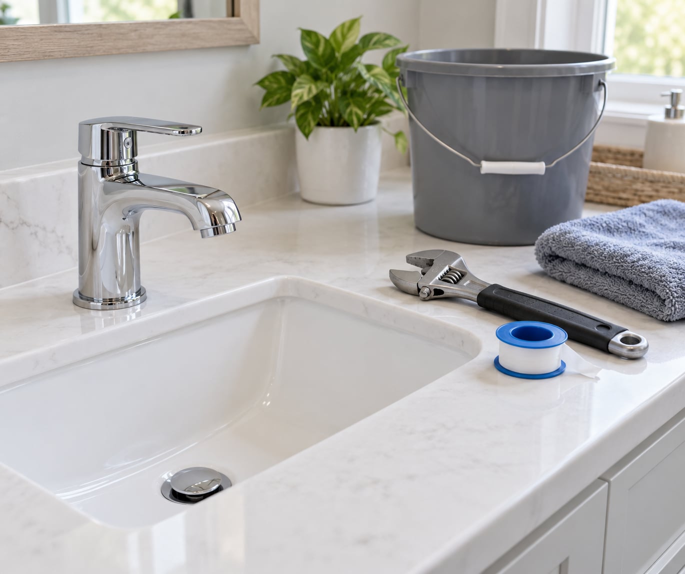 how to replace a bathroom sink faucet