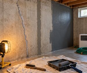 how to seal a basement wall from the inside