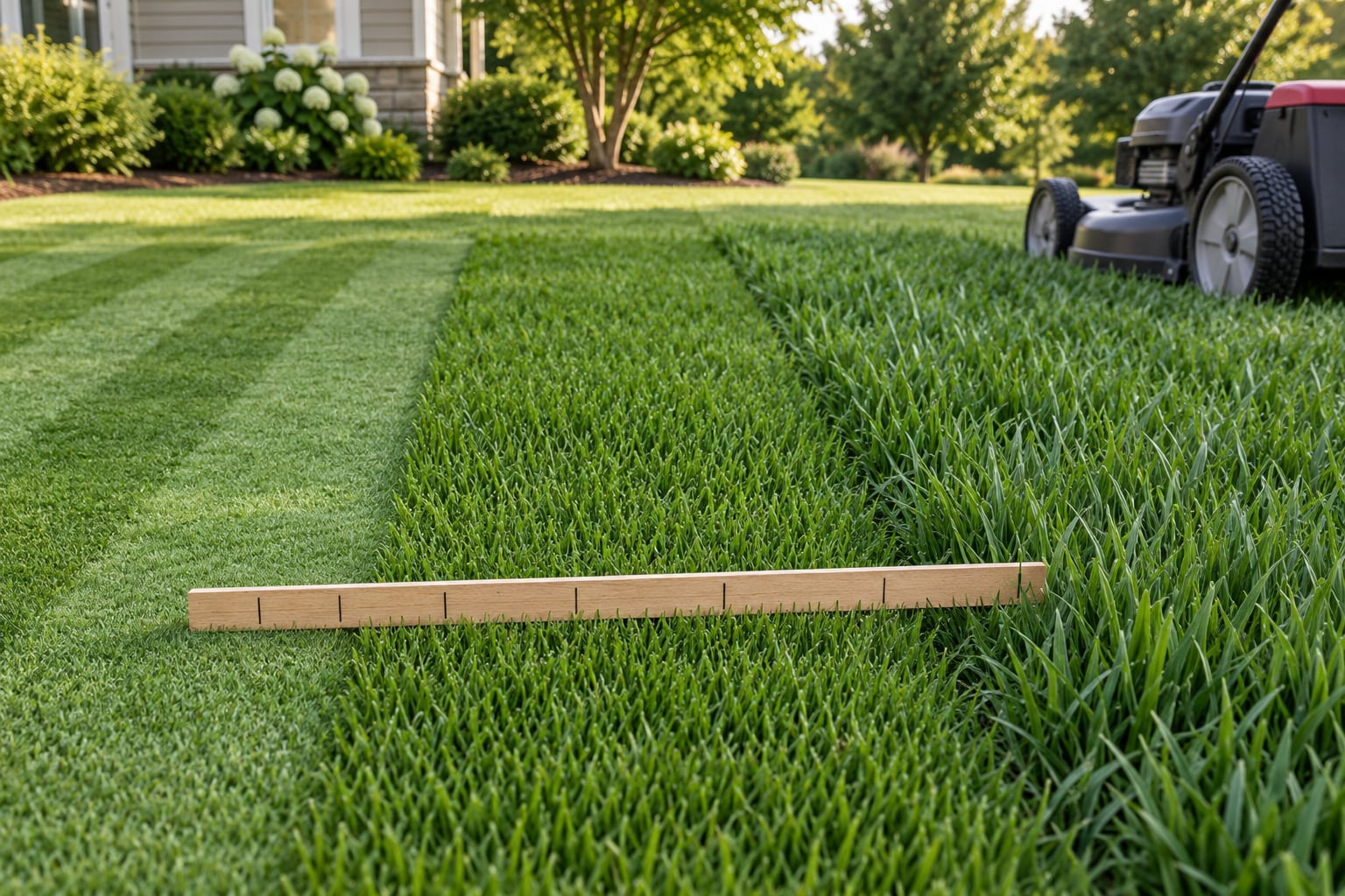 how high to mow grass by type