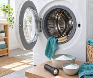 how to clean a washing machine drum