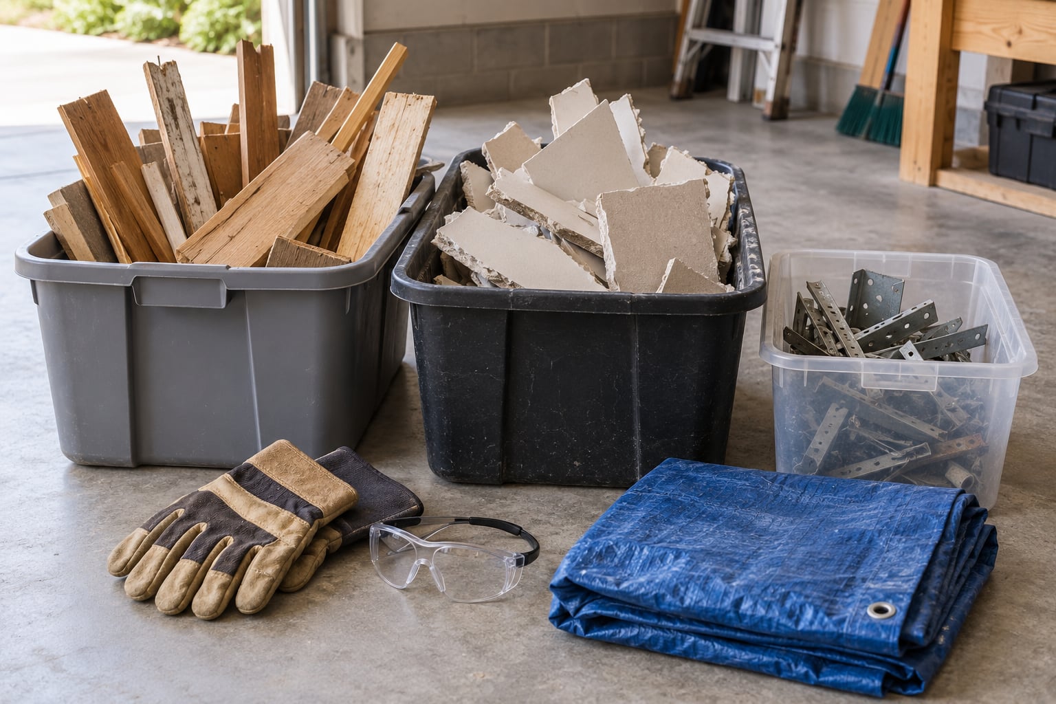 how to dispose of construction debris