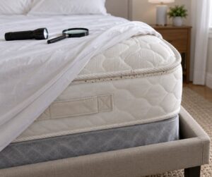 signs of bed bugs in a mattress