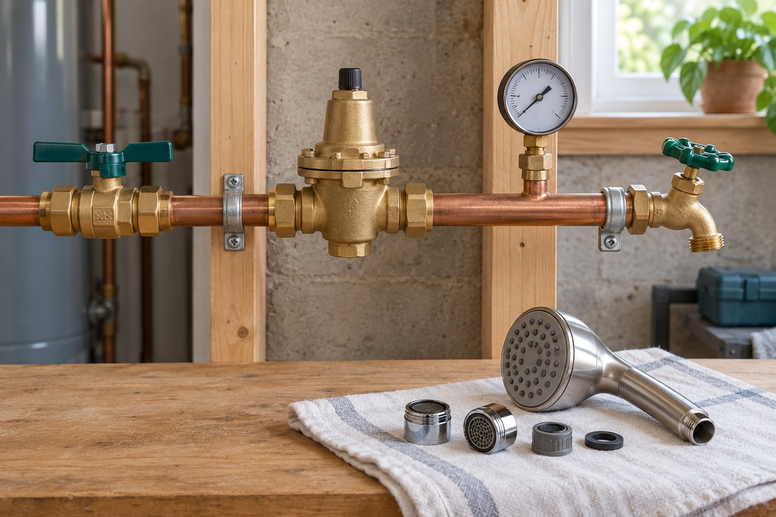 why is my water pressure low in the whole house