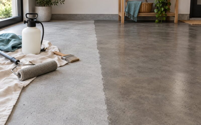 How to Stain a Concrete Floor: Simple DIY Guide (2026)