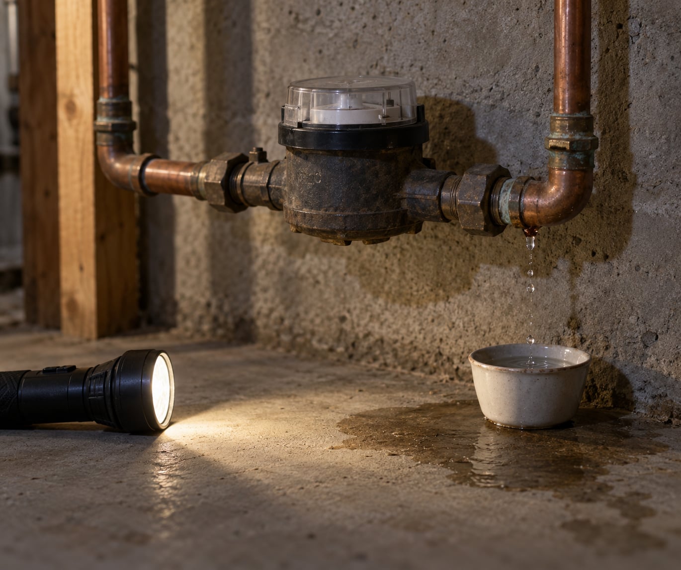 how to find a hidden water leak in your house