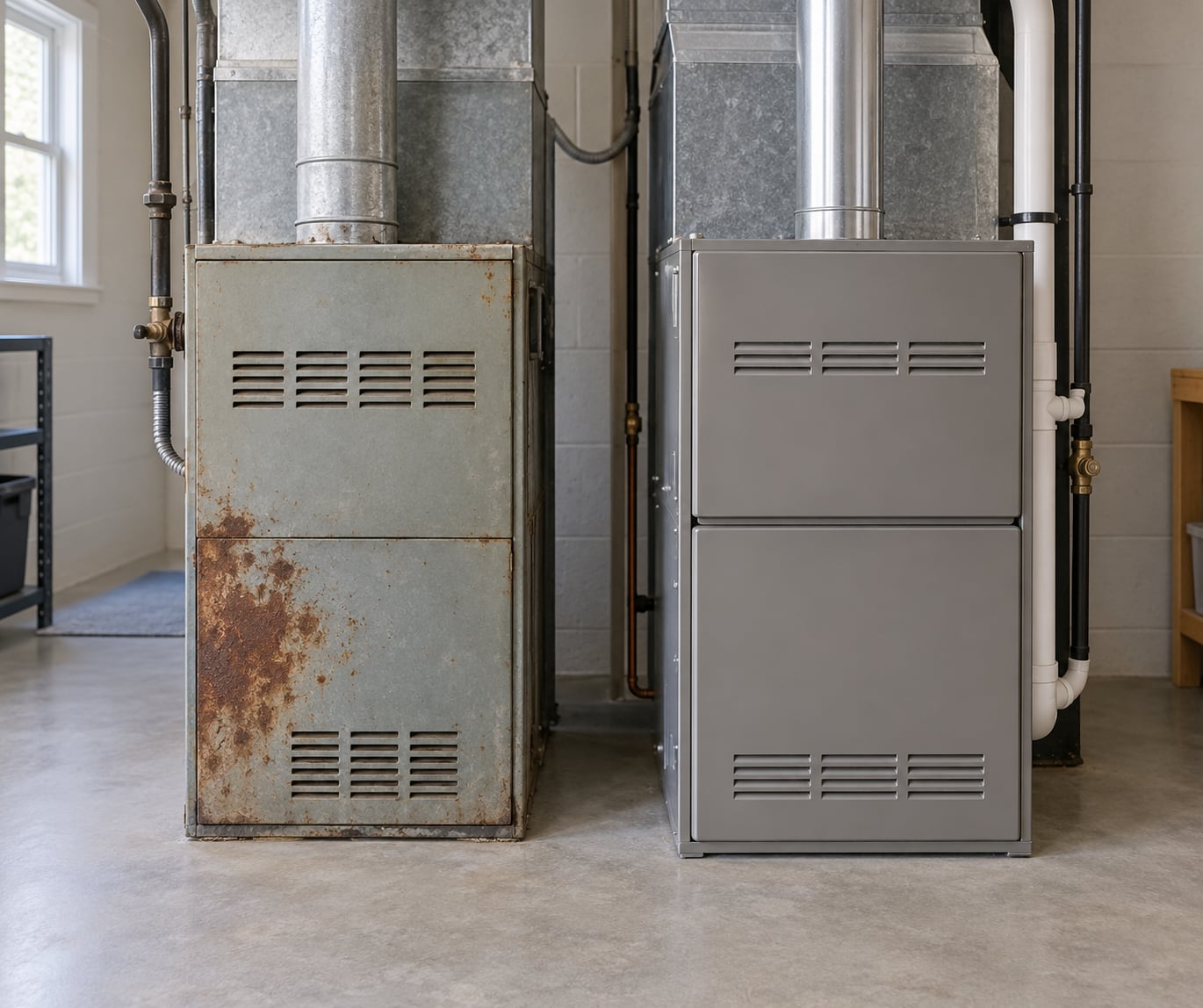 when to replace vs repair your furnace