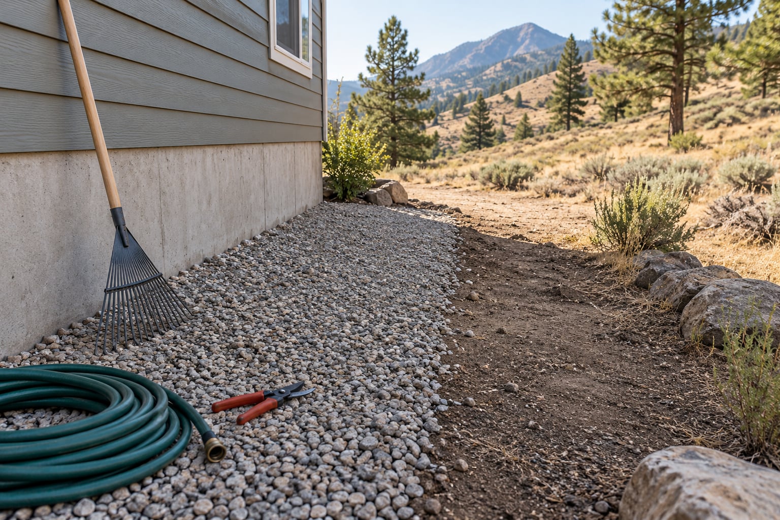 how to prepare a home for a wildfire season