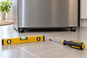 how to level a refrigerator