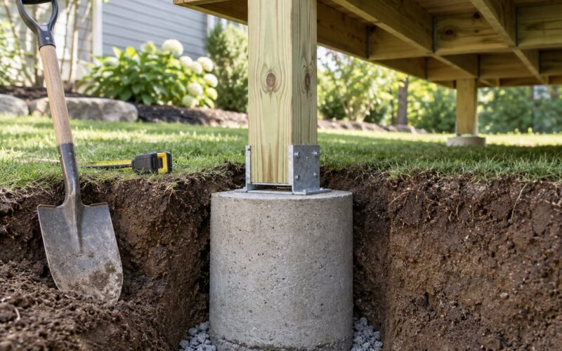 How to Build a Deck Foundation: A Homeowner’s Guide (2026)
