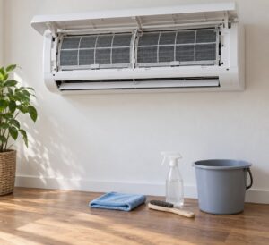 how to clean a mini split unit