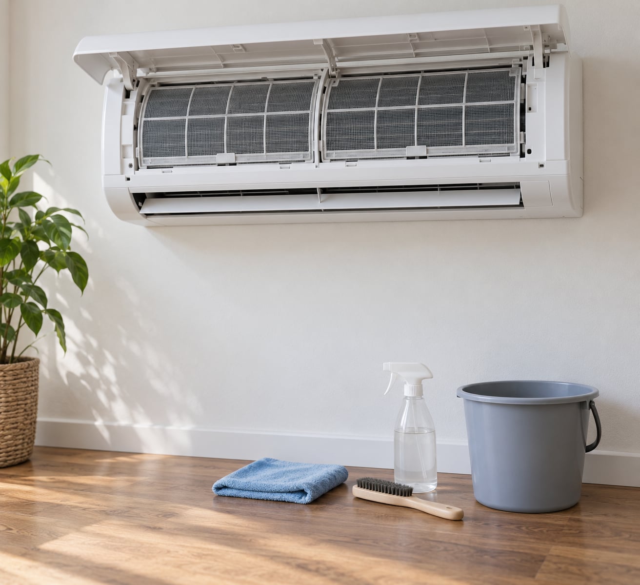 how to clean a mini split unit