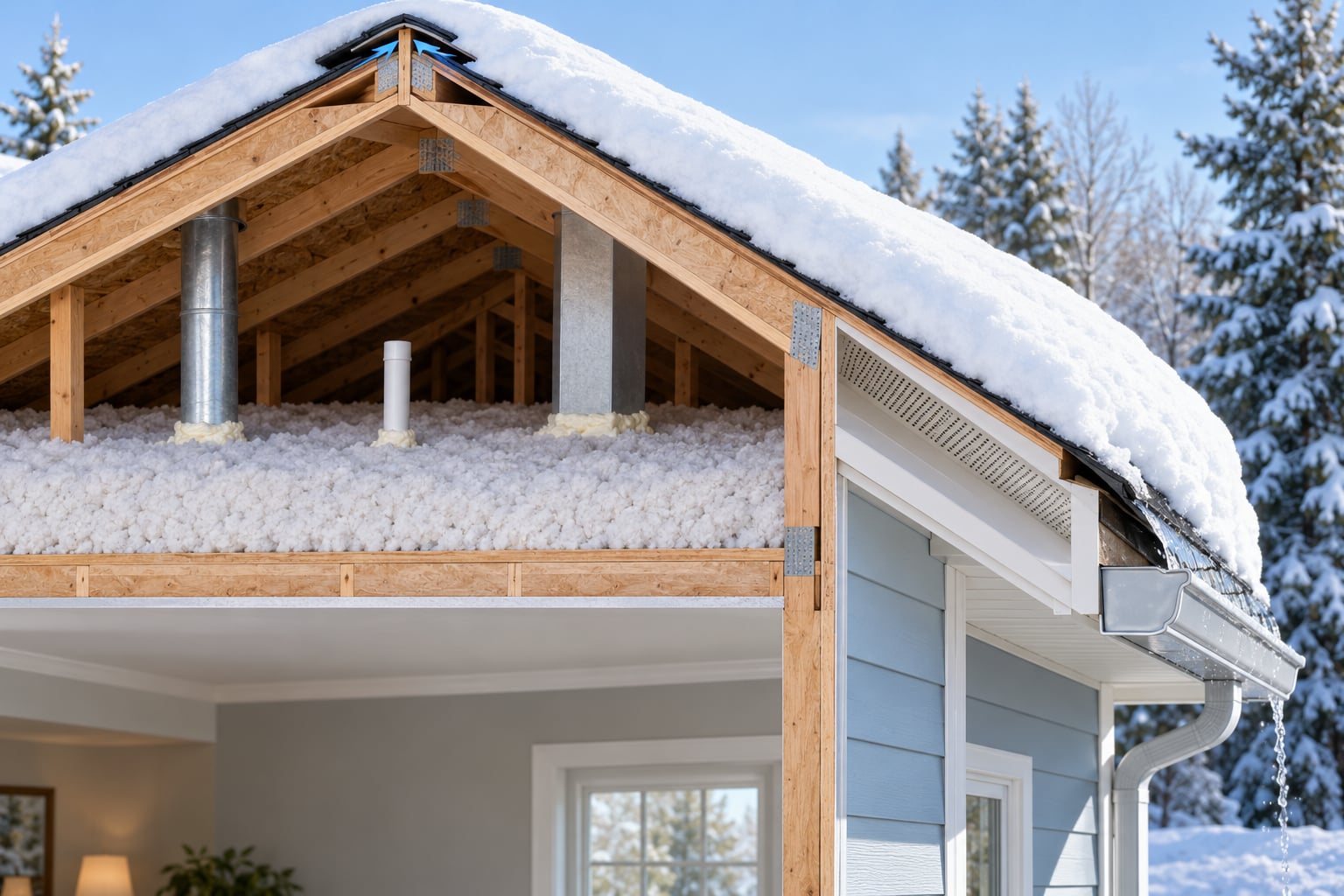 how to prevent ice dams without a roof rake