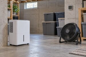 how to reduce humidity in a basement
