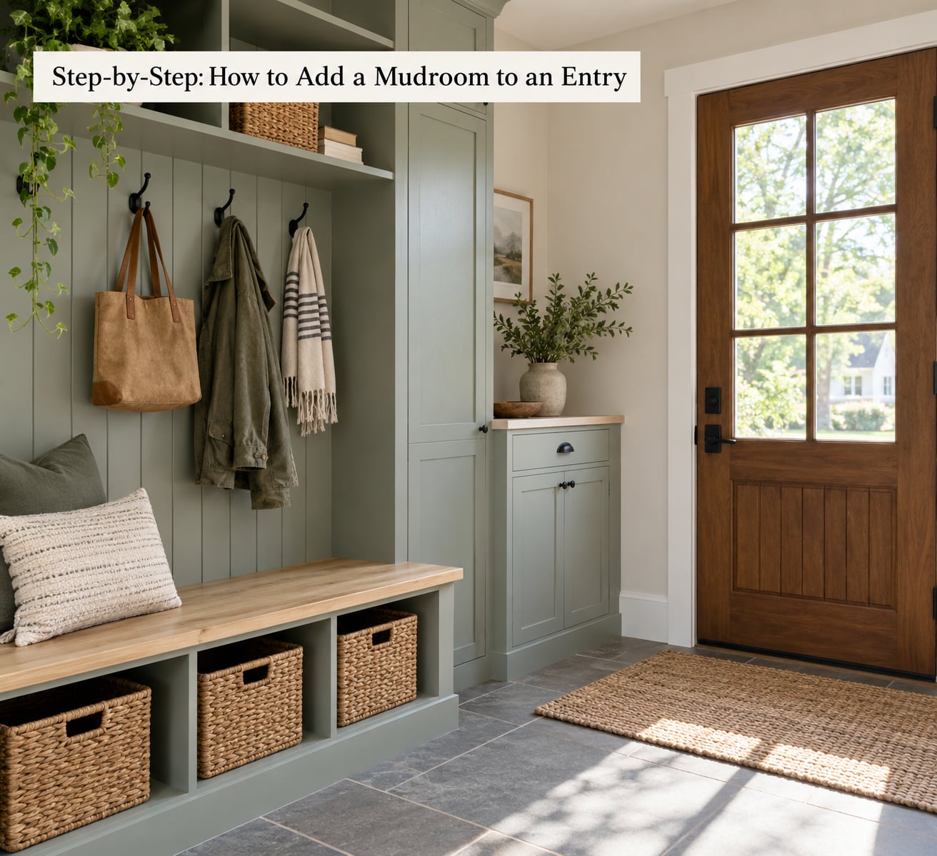 Step-by-Step: How to Add a Mudroom to an Entry