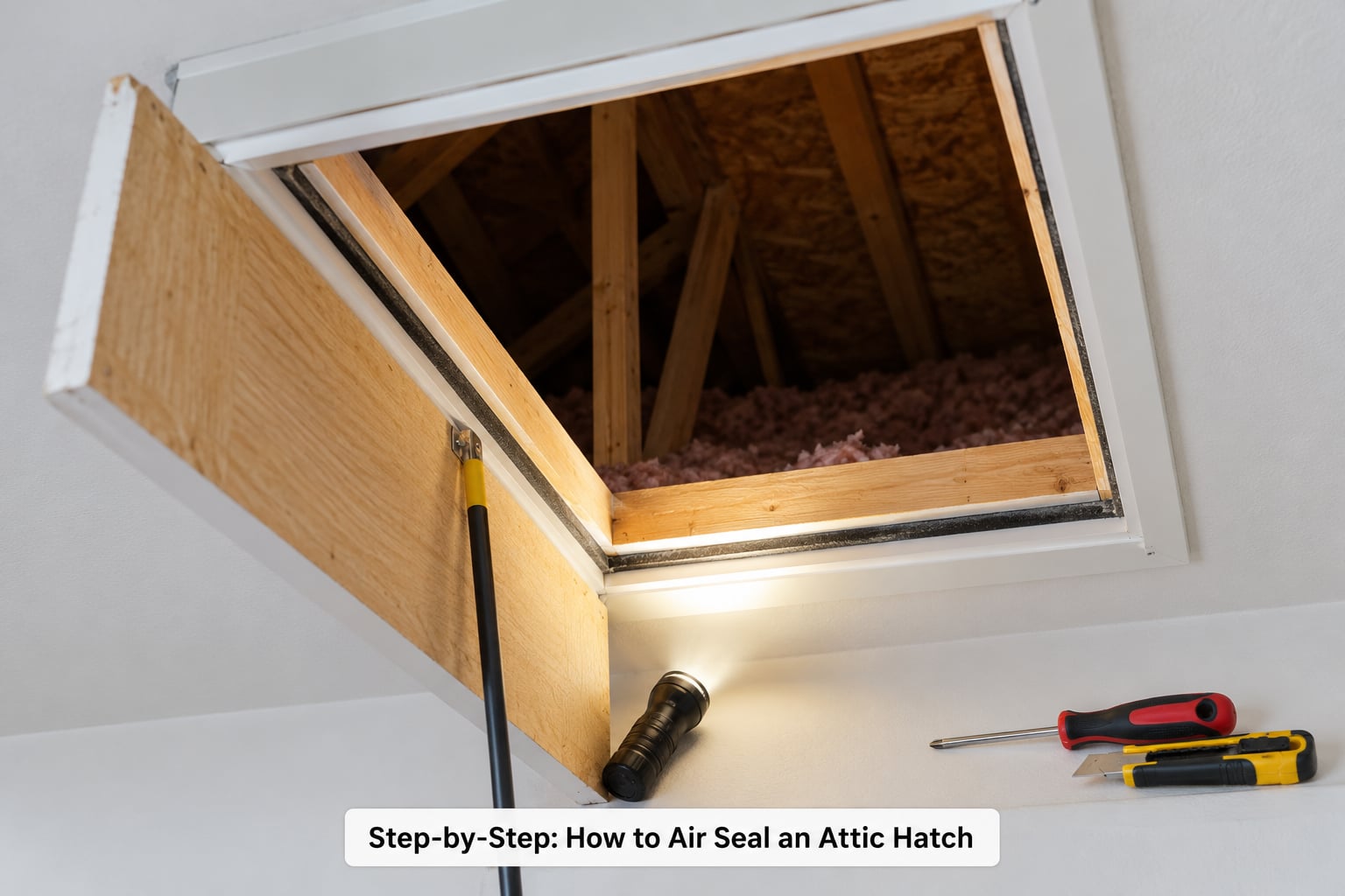 Step-by-Step: How to Air Seal an Attic Hatch