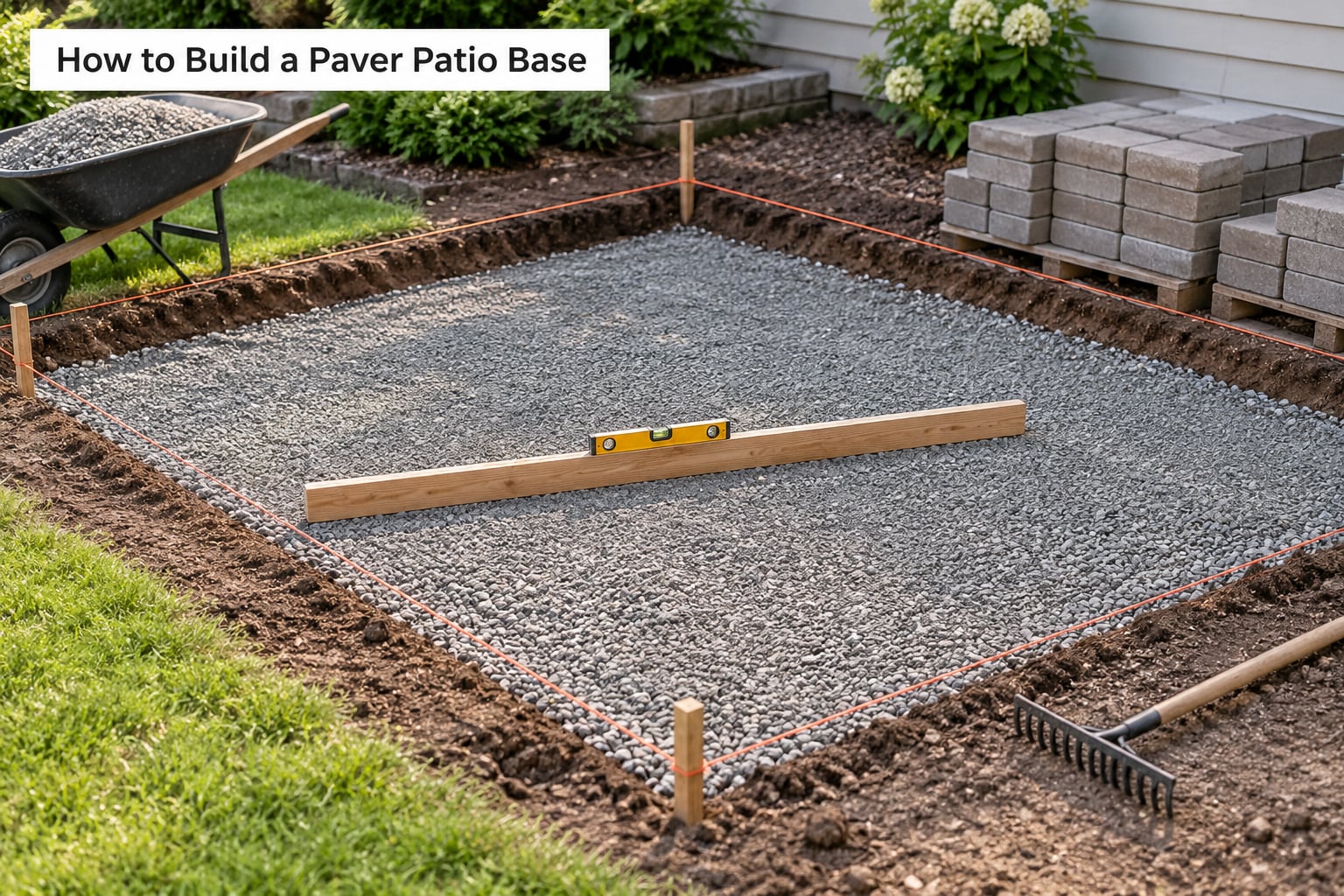 How to Build a Paver Patio Base