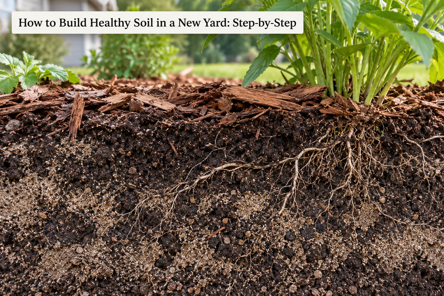 How to Build Healthy Soil in a New Yard: Step-by-Step