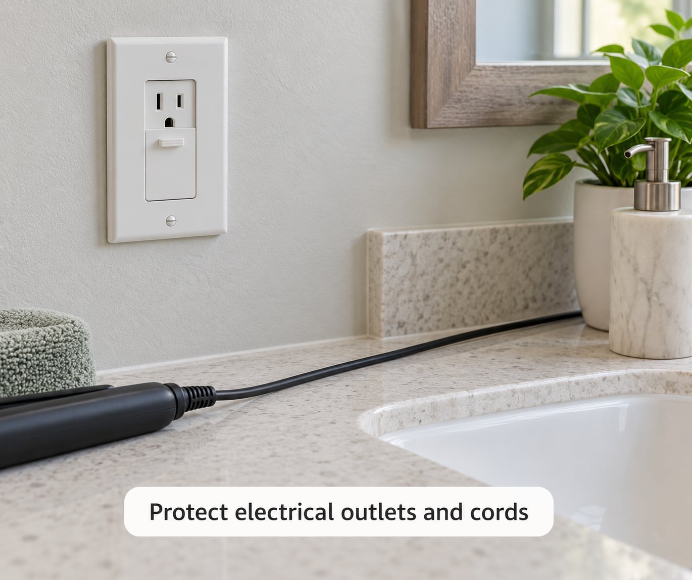 Protect electrical outlets and cords