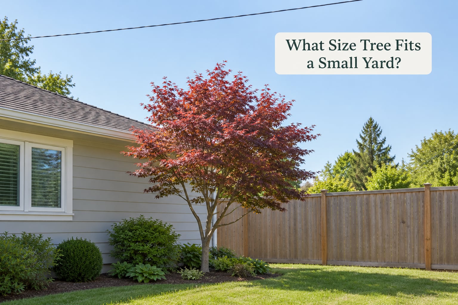 What Size Tree Fits a Small Yard?