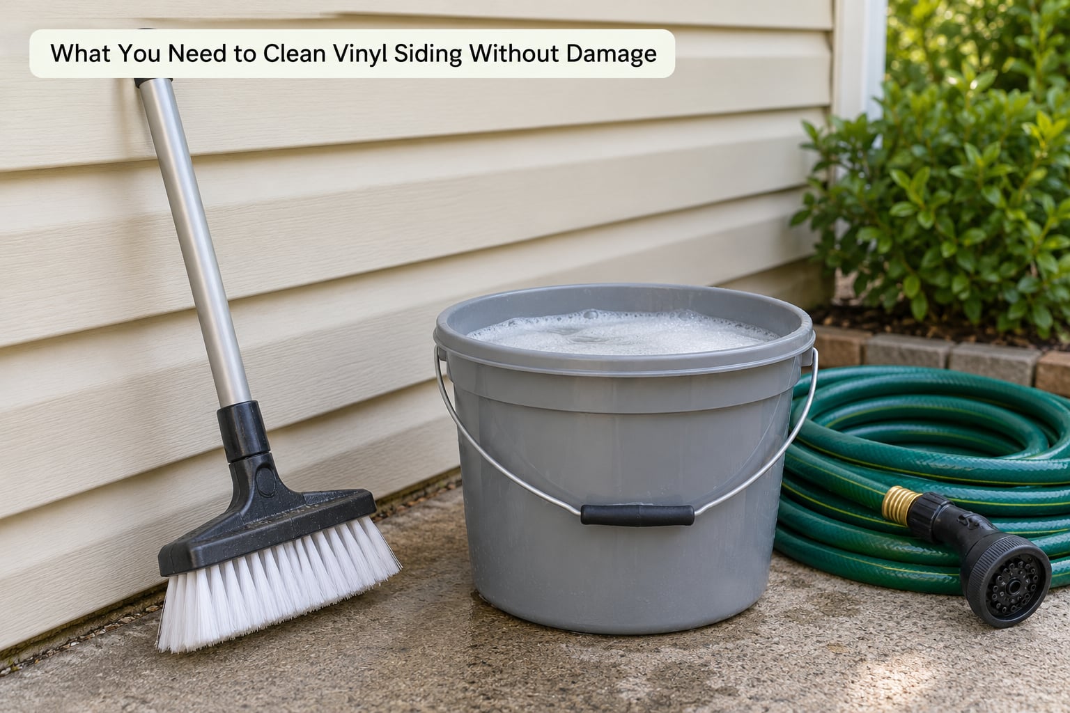 What You Need to Clean Vinyl Siding Without Damage