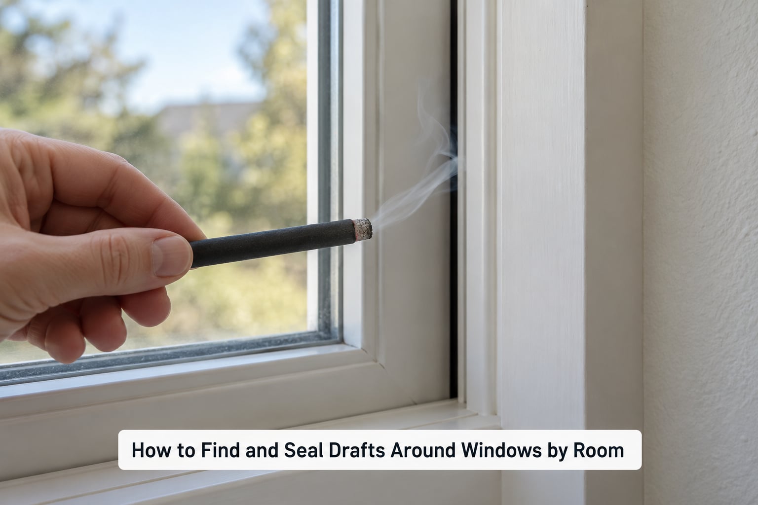 How to Find and Seal Drafts Around Windows by Room