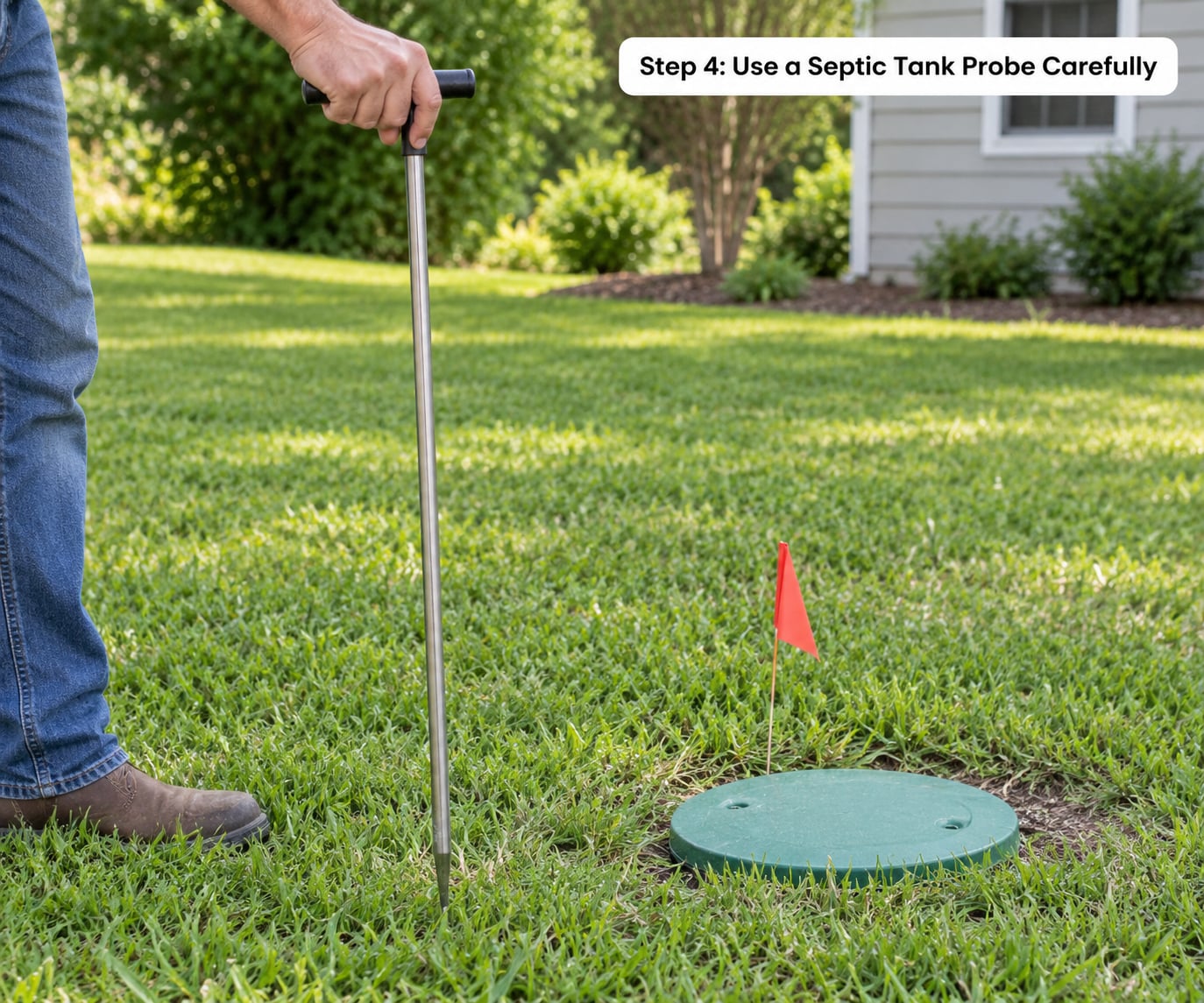 Step 4: Use a Septic Tank Probe Carefully