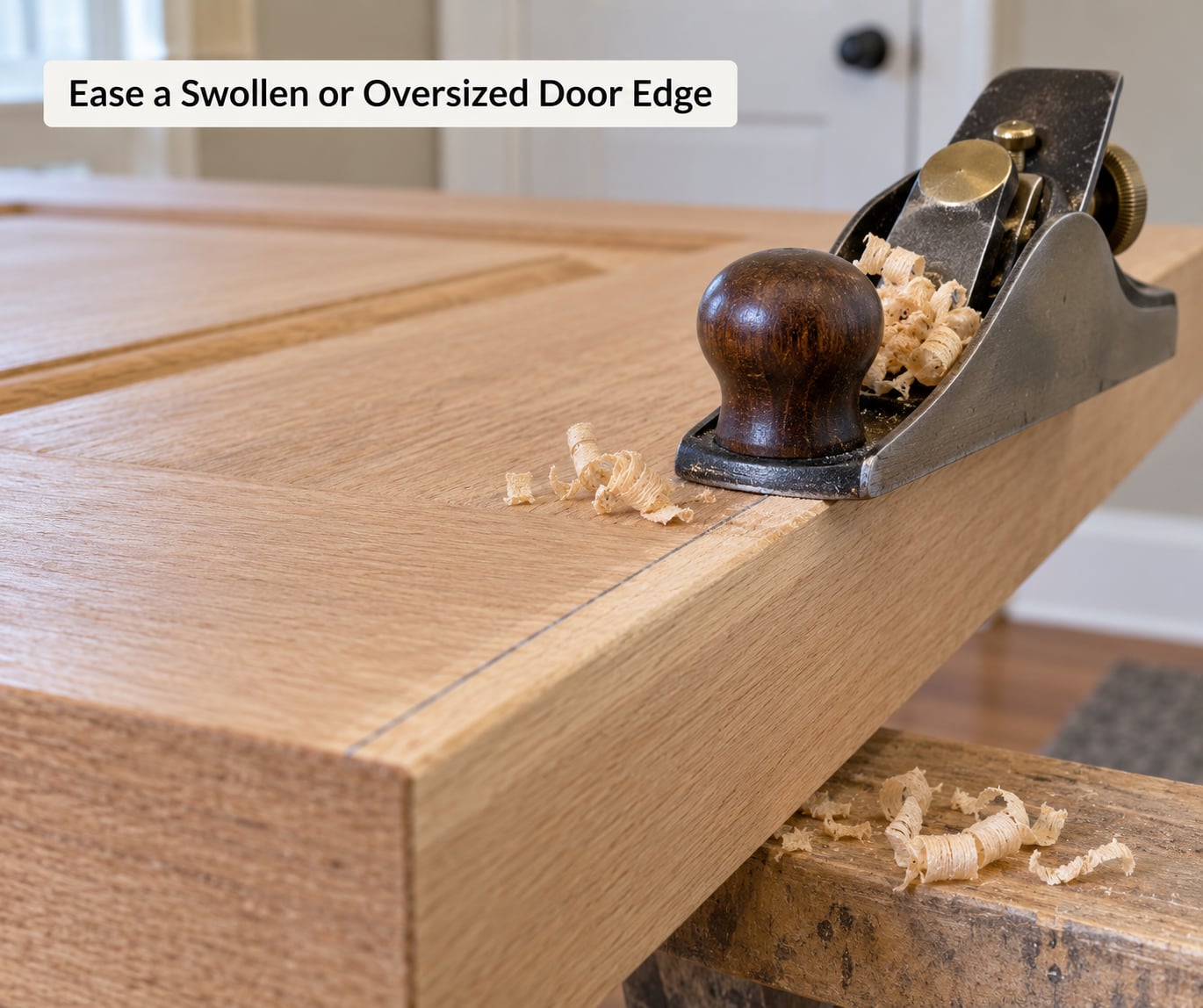 Ease a Swollen or Oversized Door Edge