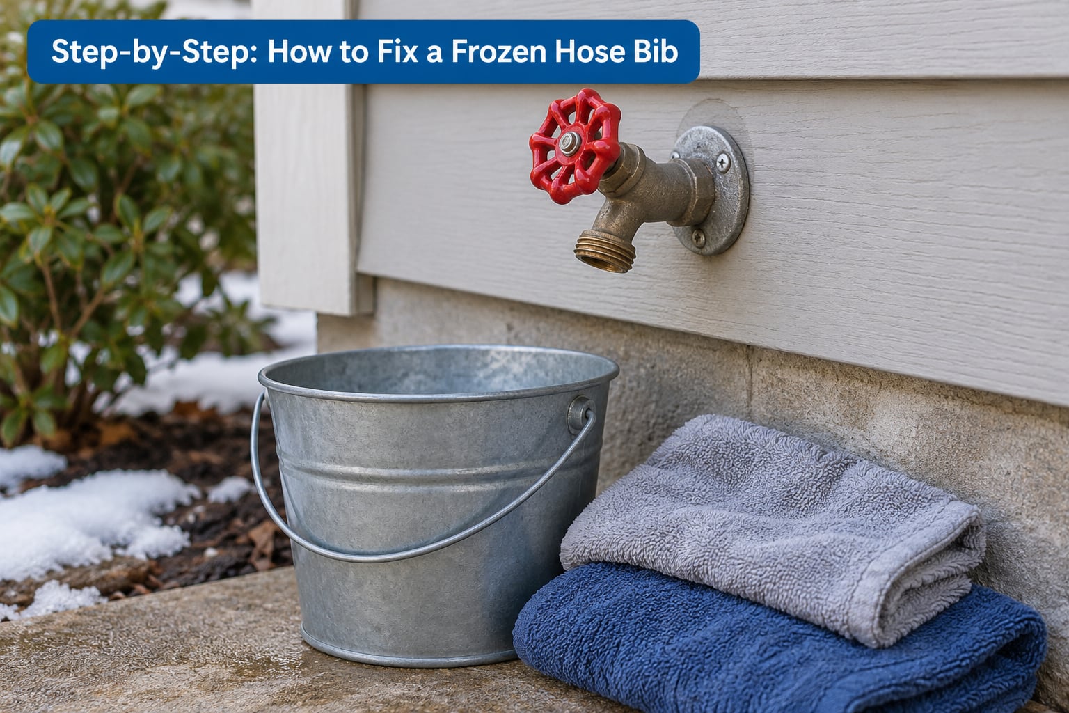 Step-by-Step: How to Fix a Frozen Hose Bib