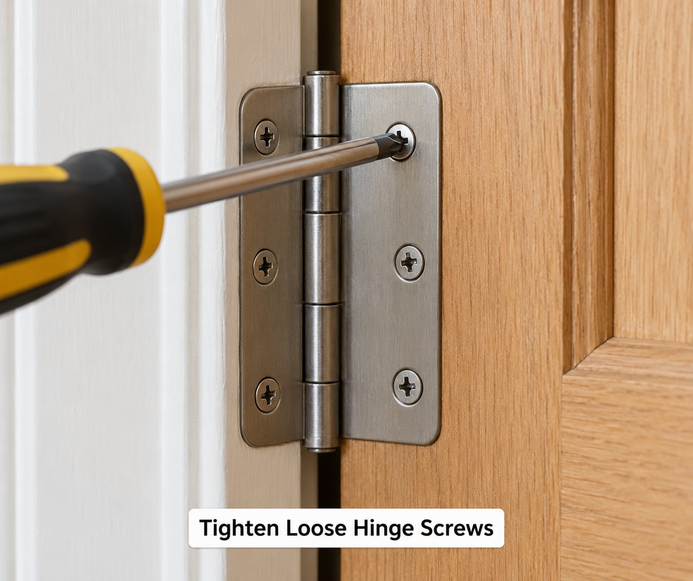 Tighten Loose Hinge Screws