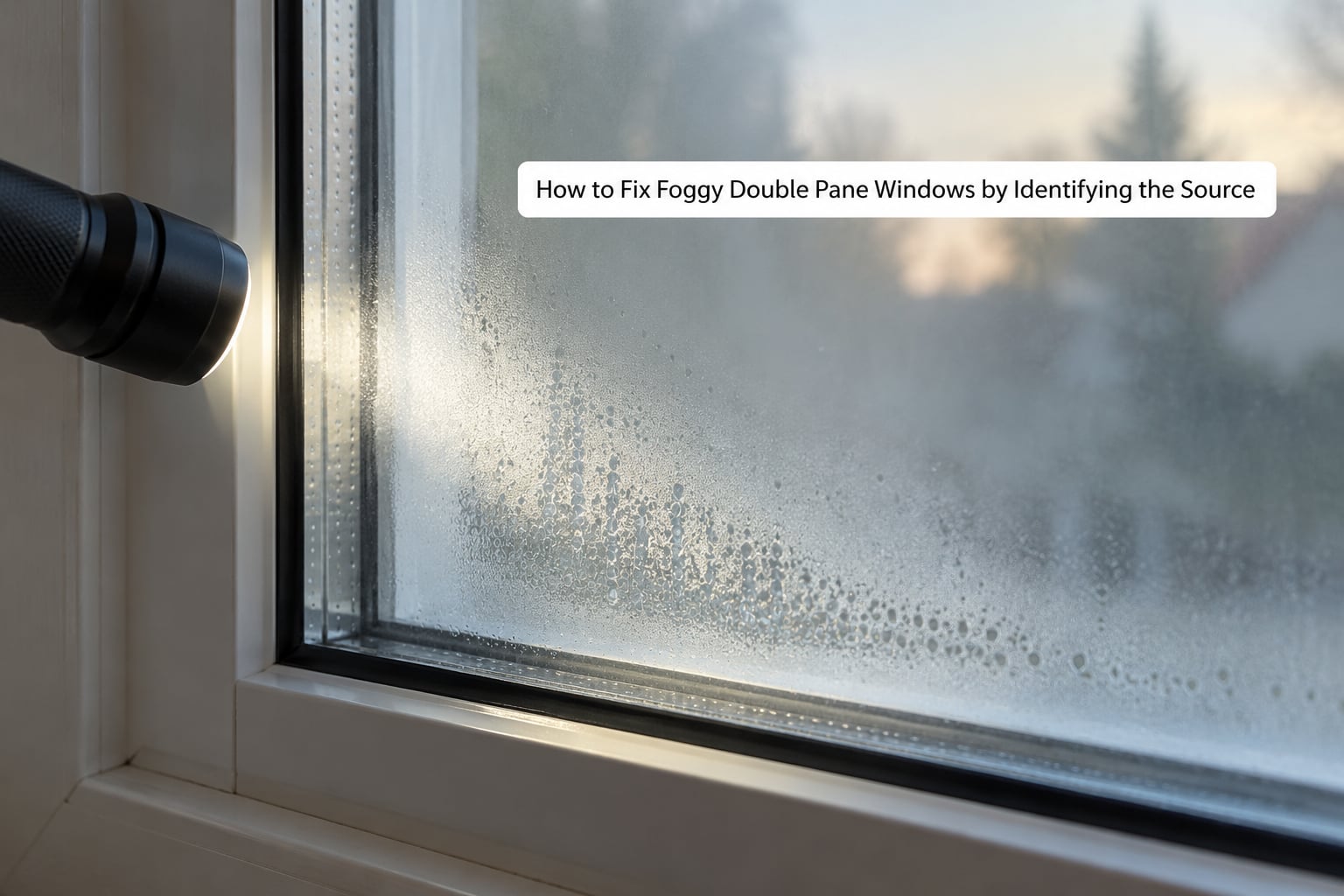 How to Fix Foggy Double Pane Windows by Identifying the Source