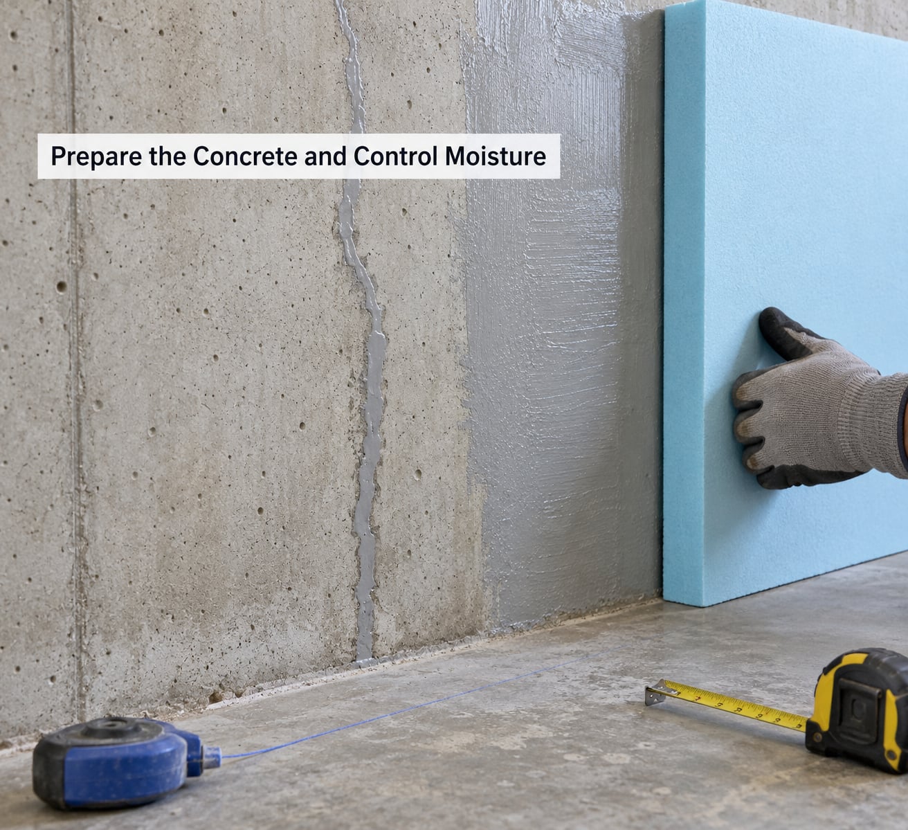 Prepare the Concrete and Control Moisture