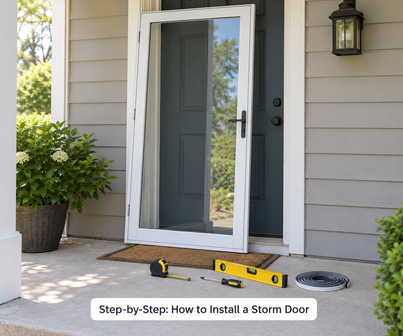 Step-by-Step: How to Install a Storm Door