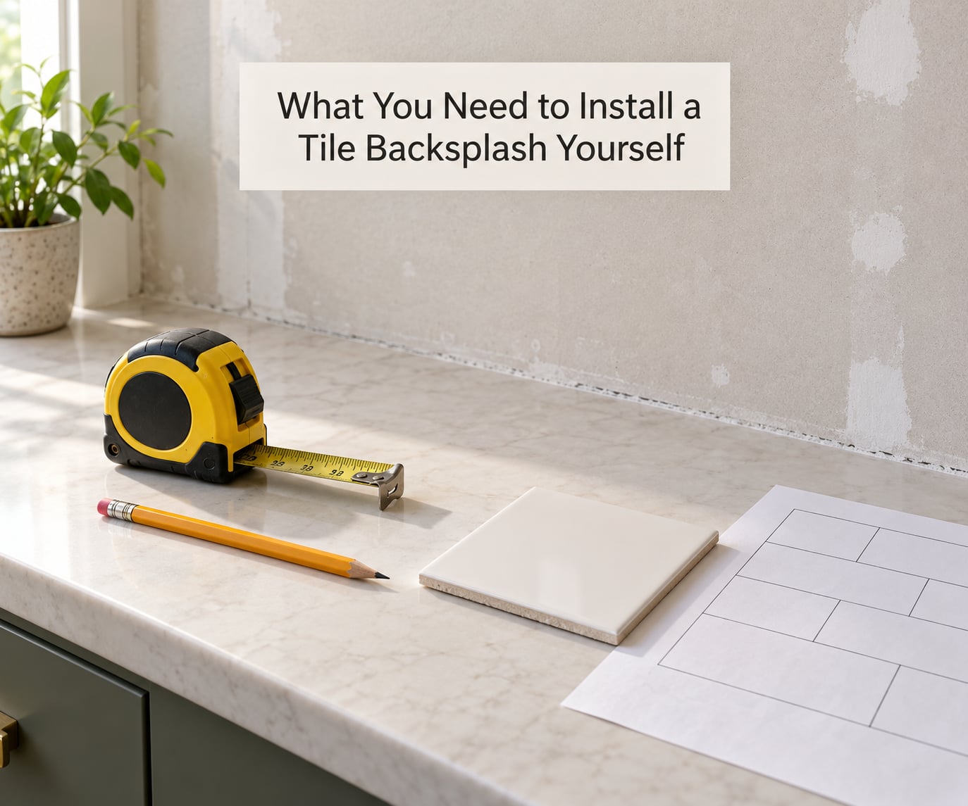 What You Need to Install a Tile Backsplash Yourself